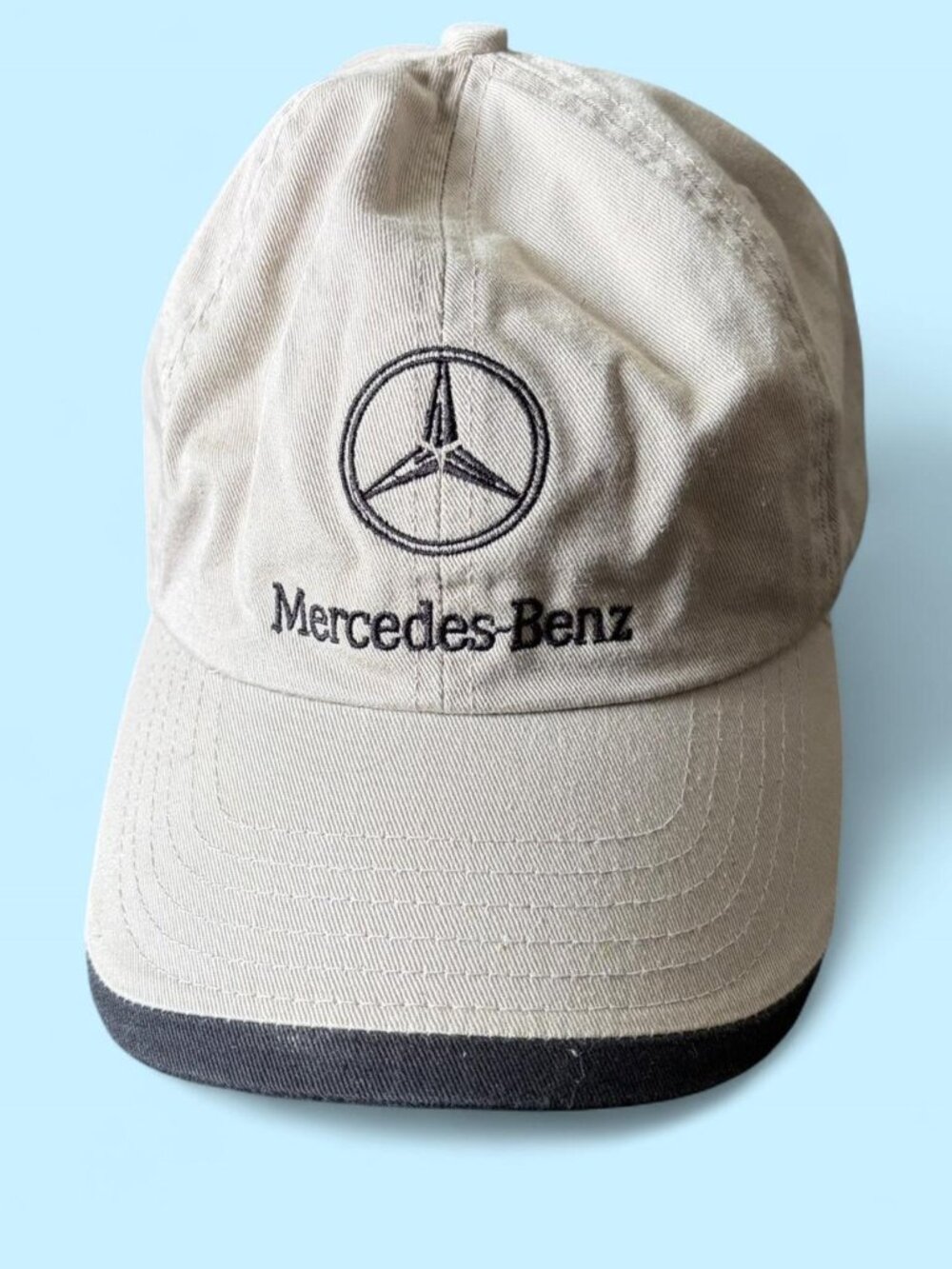 Mercedes Benz cap in tan & cream  Men’s    Vintage y2k 90s #mercedes #automotive